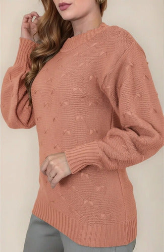 Blusa De Frio Tricot Feminina Suéter Lã Casaco Inverno Tricô