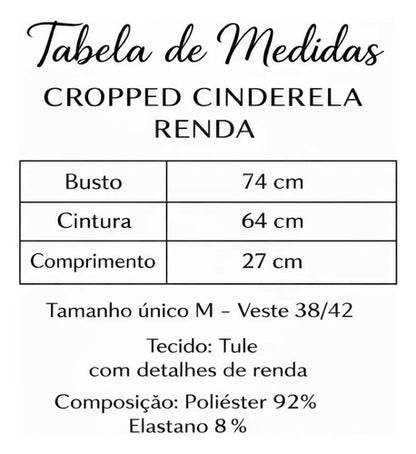 Corset Renda Feminino Alça Cropped Sexy Corpete Blusa Top