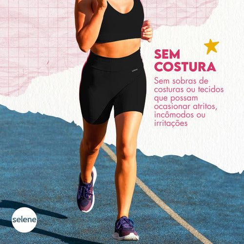 Short Feminino Poliamida Selene Zero Transparência