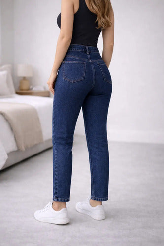 Calça Jeans Mom Feminina Cintura Alta Conforto E Estilo