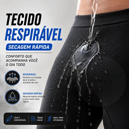 Calça Underwear Legging Masculina Corrida Elastano