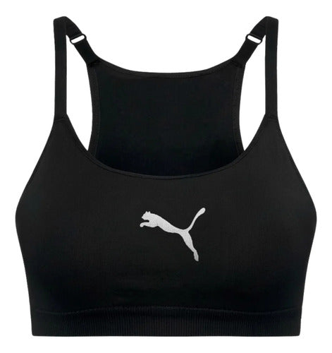 Top Puma Com Bojo E Regulador Sem Costura Poliamida