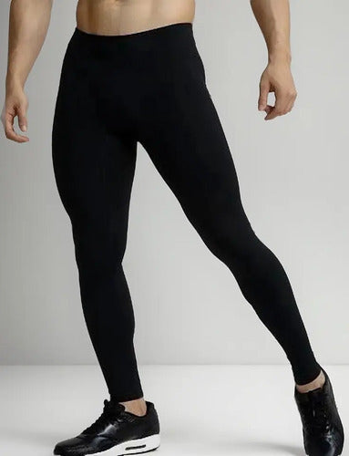 Calça Térmica Legging Fitness Masculina Segunda Pele Esporte