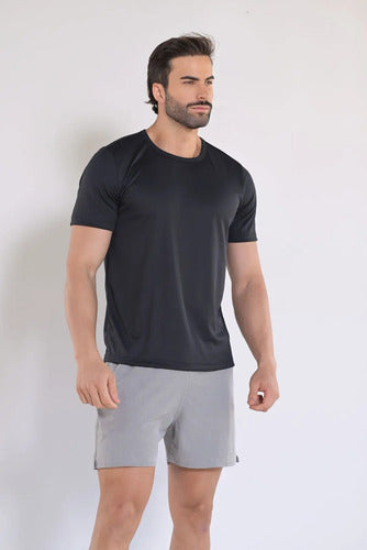 Kit 5 Camisetas Básicas Masculina Dry Fit Lisa Tradicional