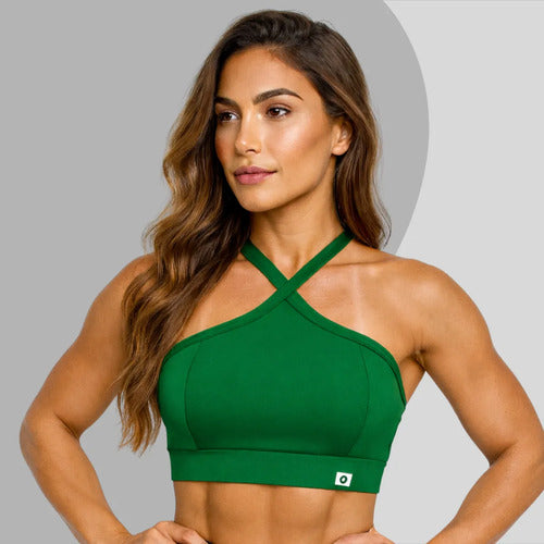 Kit 02 Top Cropped Feminino Alça Cruzada Zero Transparência