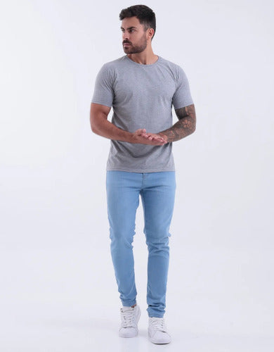 Camiseta Básica Masculina Algodão Slim Blusa Premium Lisa