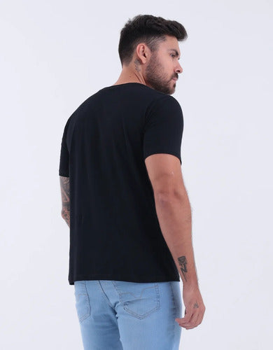 Camiseta Básica Masculina Algodão Slim Blusa Premium Lisa