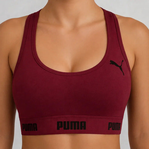Top Puma Academia Fitness Original Nadador Alta Sustentação