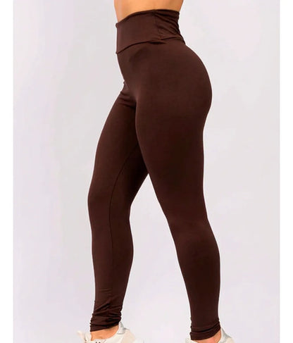 Calça Legging Flanelada Térmica Peluciada Inverno Forrada