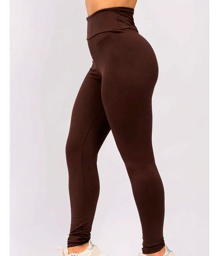 Calça Legging Flanelada Térmica Peluciada Inverno Forrada