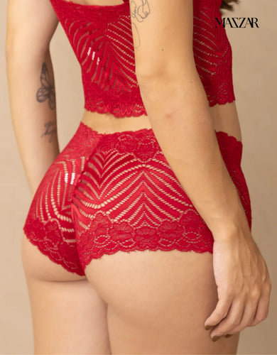 Conjunto Lingerie Sexy Calcinha Renda Langerie Femininas