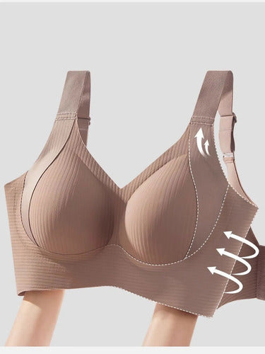 Sutiã Top Feminino Sem Costura Com Alças Reguláveis Kit 3