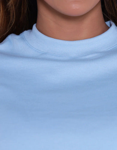 Cropped Feminino Oversized T-shirt Feita Com Malha Suedine