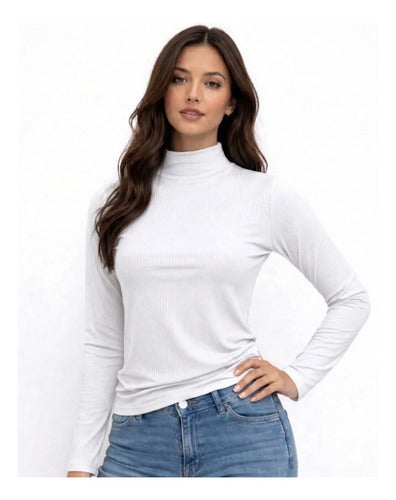 Blusa Feminina Segunda Pele Cacharrel  Gola Alta Inverno Zar