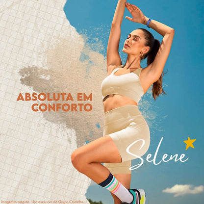 Short Feminino Poliamida Selene Zero Transparência