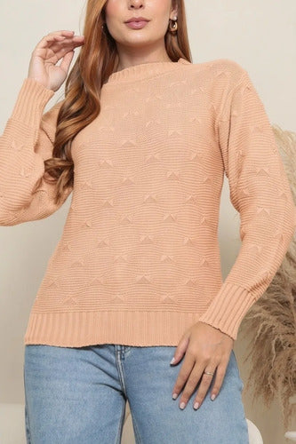 Blusa De Frio Tricot Feminina Suéter Lã Casaco Inverno Tricô