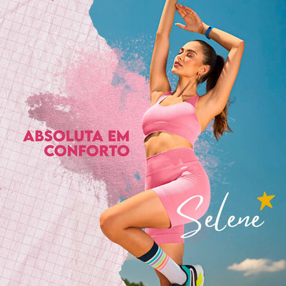 Short Feminino Poliamida Selene Zero Transparência