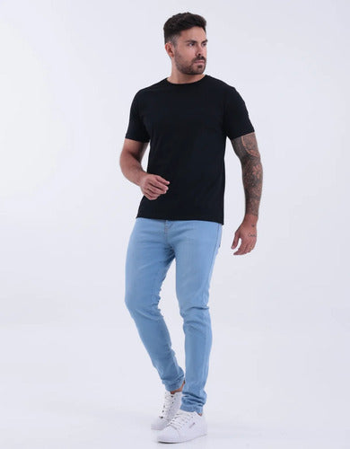 Camiseta Básica Masculina Algodão Slim Blusa Premium Lisa