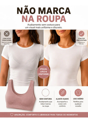 Sutiã Lupo Soutien Original Sem Costura Macio Antimicrobial