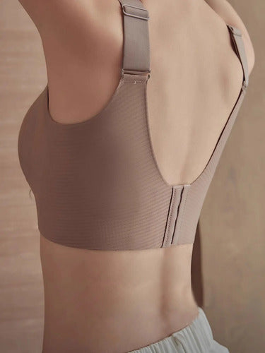 Sutiã Top Feminino Sem Costura Com Alças Reguláveis Kit 3