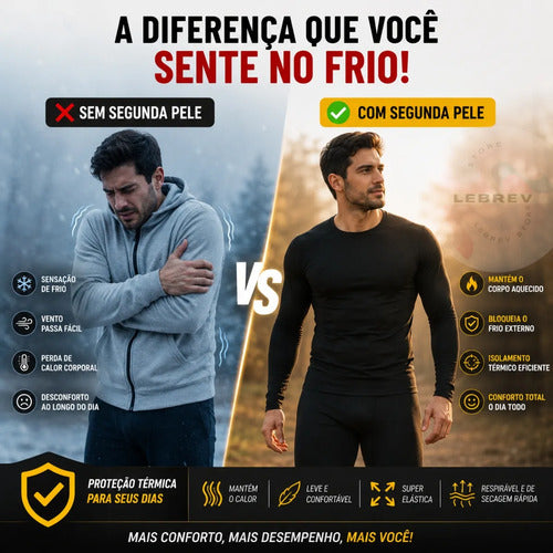 Calça Underwear Legging Masculina Corrida Elastano