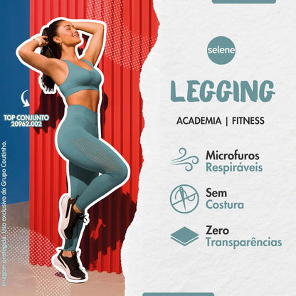 Legging Fitness de Treino Zero Transparência Selene