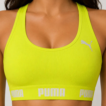 Top Puma Academia Fitness Original Nadador Alta Sustentação