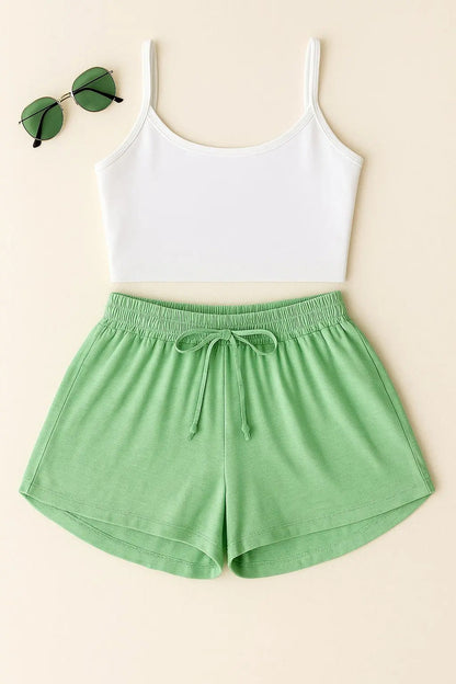 Shorts Plus Size Leve Feminino Cintura Alta