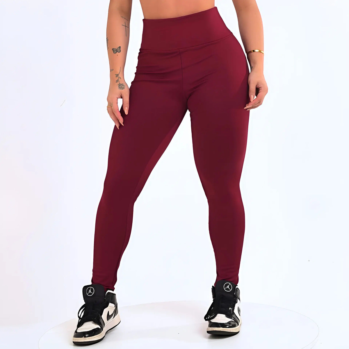Calça Legging Leg Zero Transparência Cintura Alta Academia
