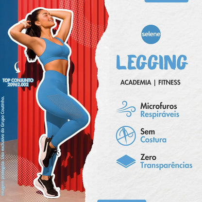 Legging Fitness de Treino Zero Transparência Selene