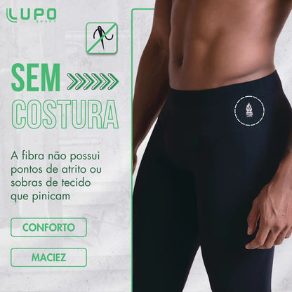 Calça Legging Térmica Masculina Lupo Segunda Pele S/ Costura
