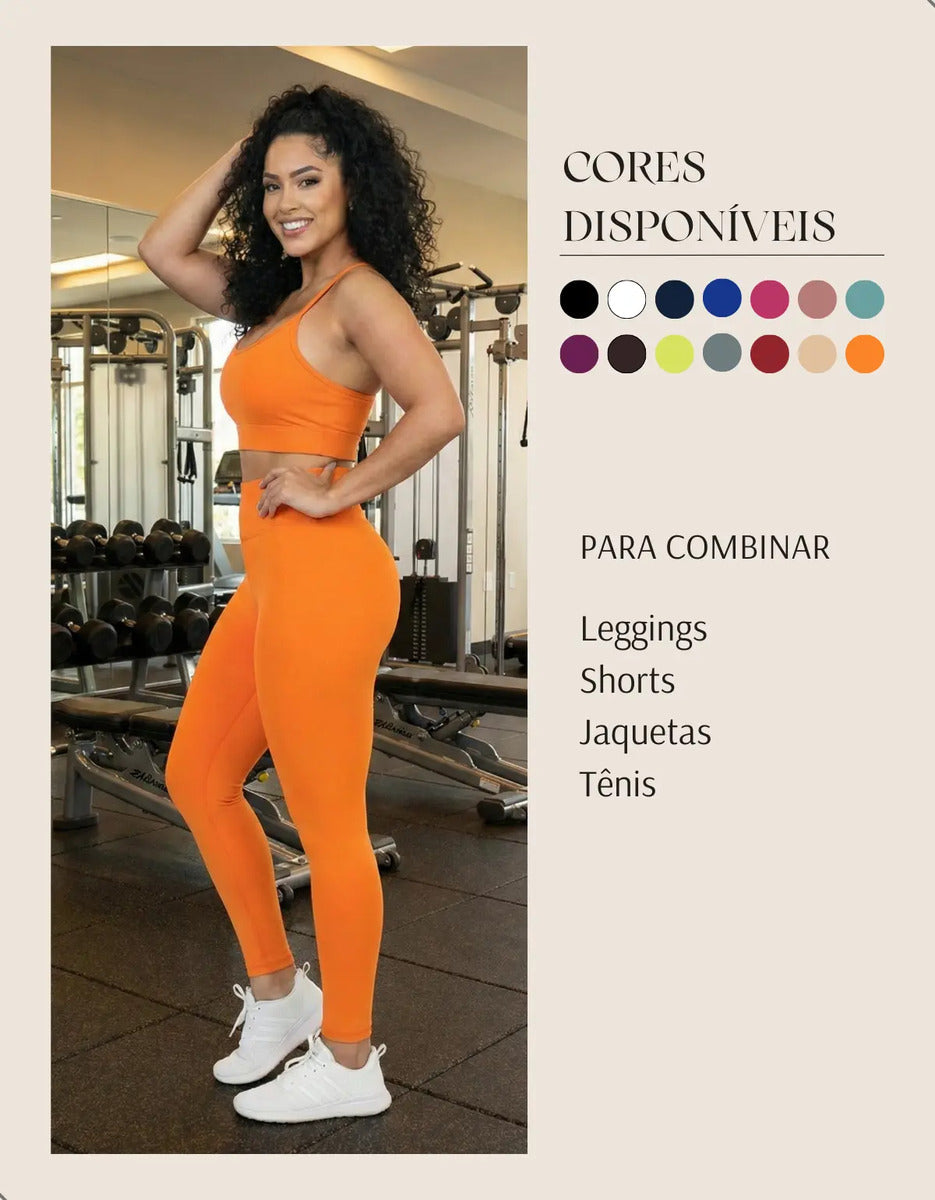Kit-2 Top Alcinha Fina Academia Fitness C/ Bojo Suplex Power