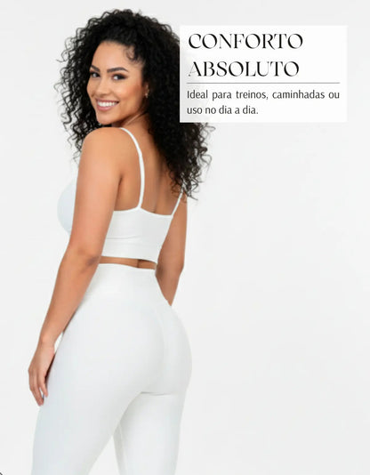 Kit-2 Top Alcinha Fina Academia Fitness C/ Bojo Suplex Power