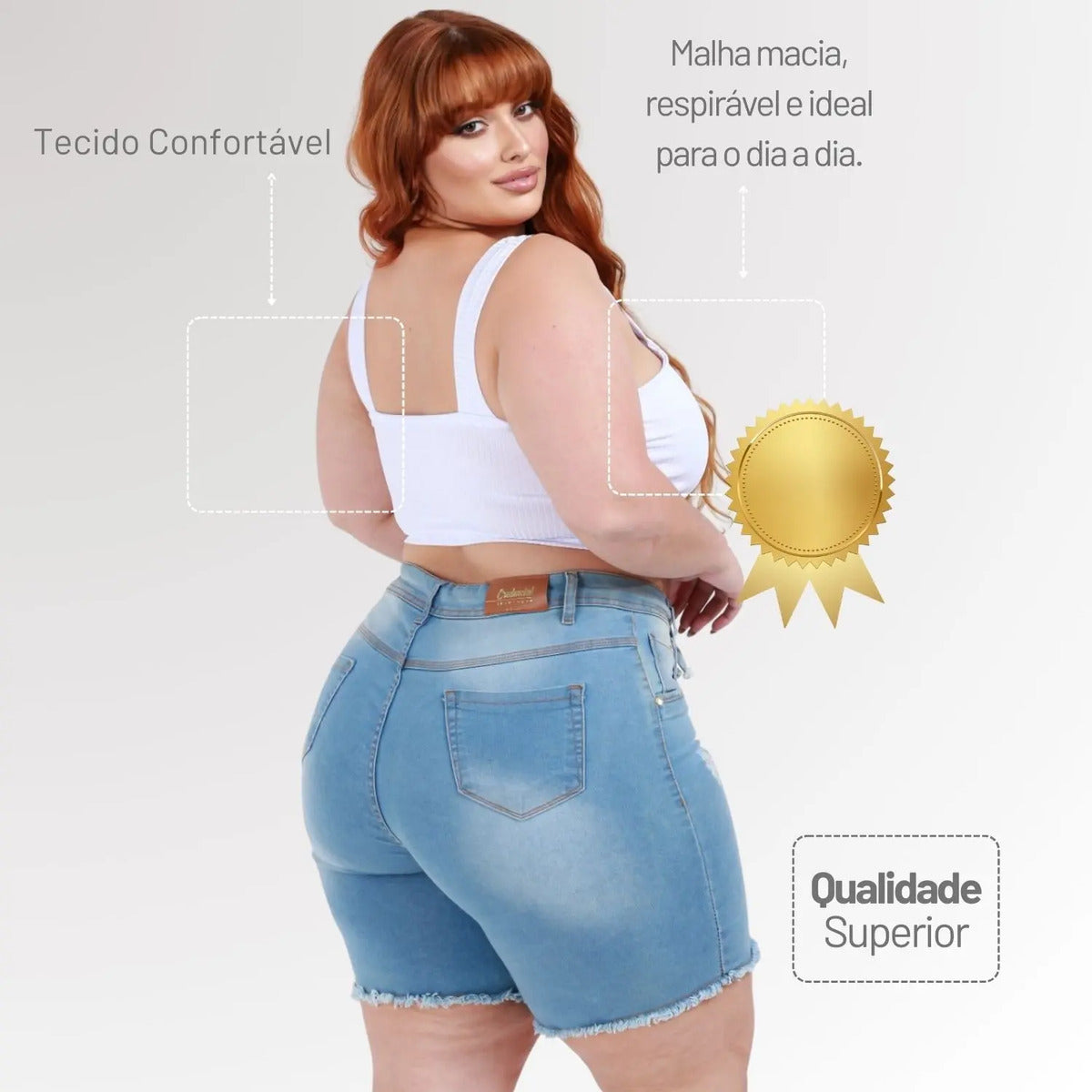 Top Plus Size Alça Larga Reforçado Feminino Modelador G4