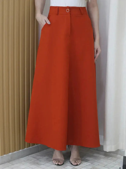 Saia Longa Social Alfaiataria Moda Feminina Evangelica Prime