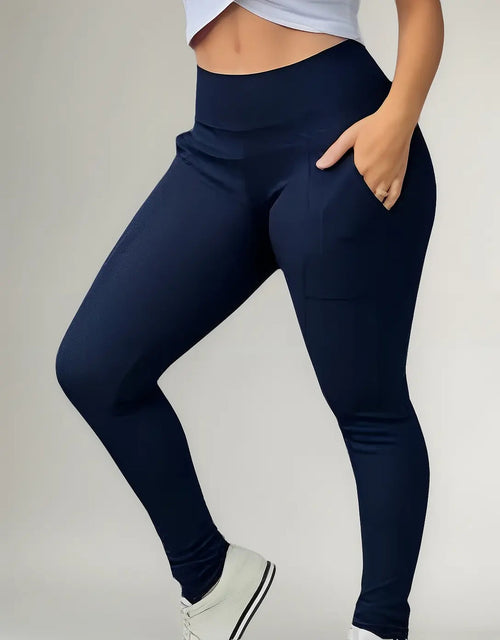 Calça Legging Plus Size Montaria Flanelada Forrada Cós Largo