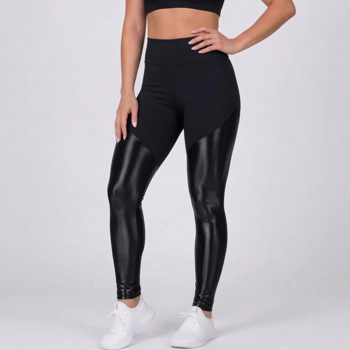 Legging Academia Zero Transparência Poliamida Cirrê Selene
