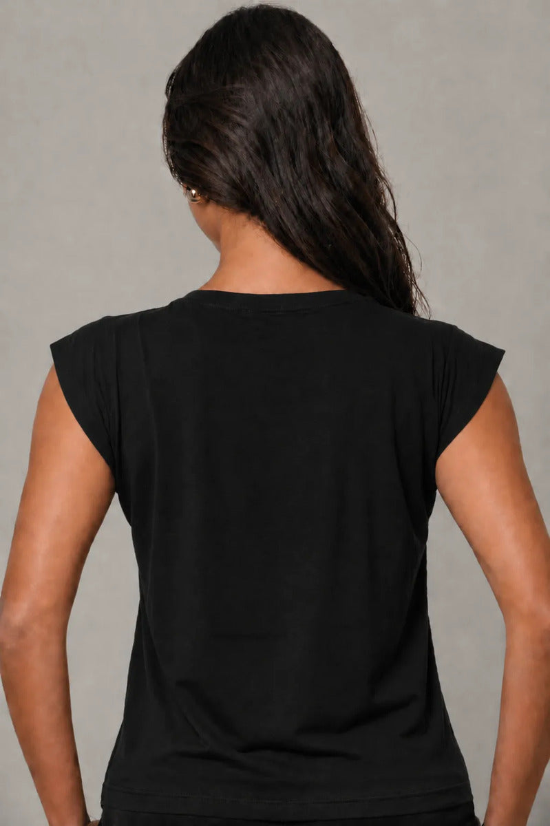 Blusa Feminina Muscle Tee Viscolycra Clássica Casual Chic