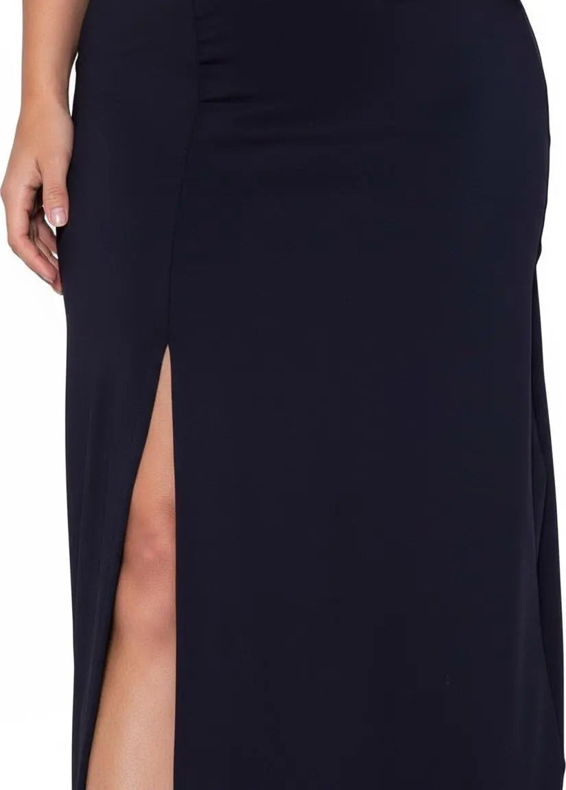Vestido midi poli