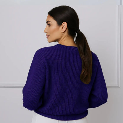 Suéter Blusa Manga Longa Max Cropped Frio Pullover Lã Trico
