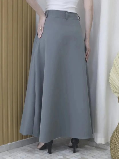 Saia Longa Social Alfaiataria Moda Feminina Evangelica Prime