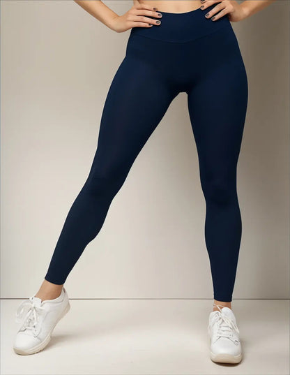 Kit 3 Calças Feminina Legging Grossa Para Academia Cós Alto