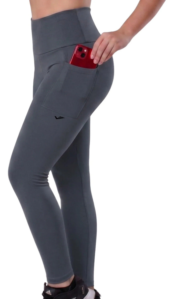 Legging Academia Fitness Com Bolso Zero Transparência Elite