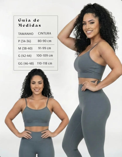 Top Fitness Academina De Alcinha Fina Com Bojo
