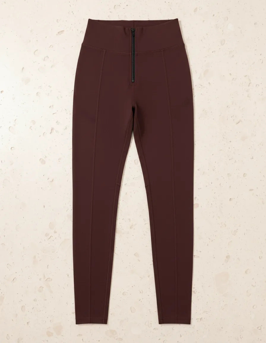 Calça Legging Montaria Flanelada Cintura Alta Modeladora