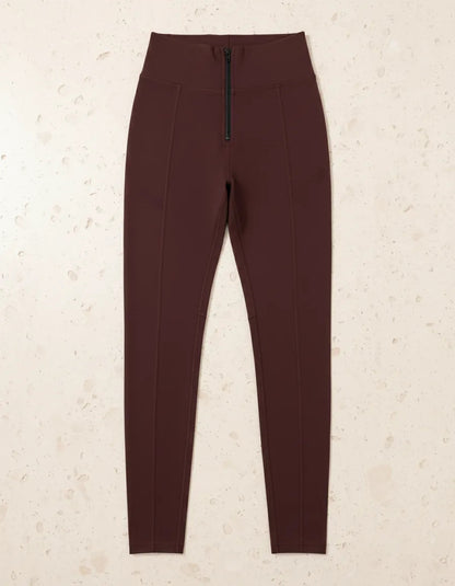 Calça Legging Montaria Flanelada Cintura Alta Modeladora