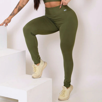 Calça Legging Fitness Zero Transparência Cintura Alta Koenig