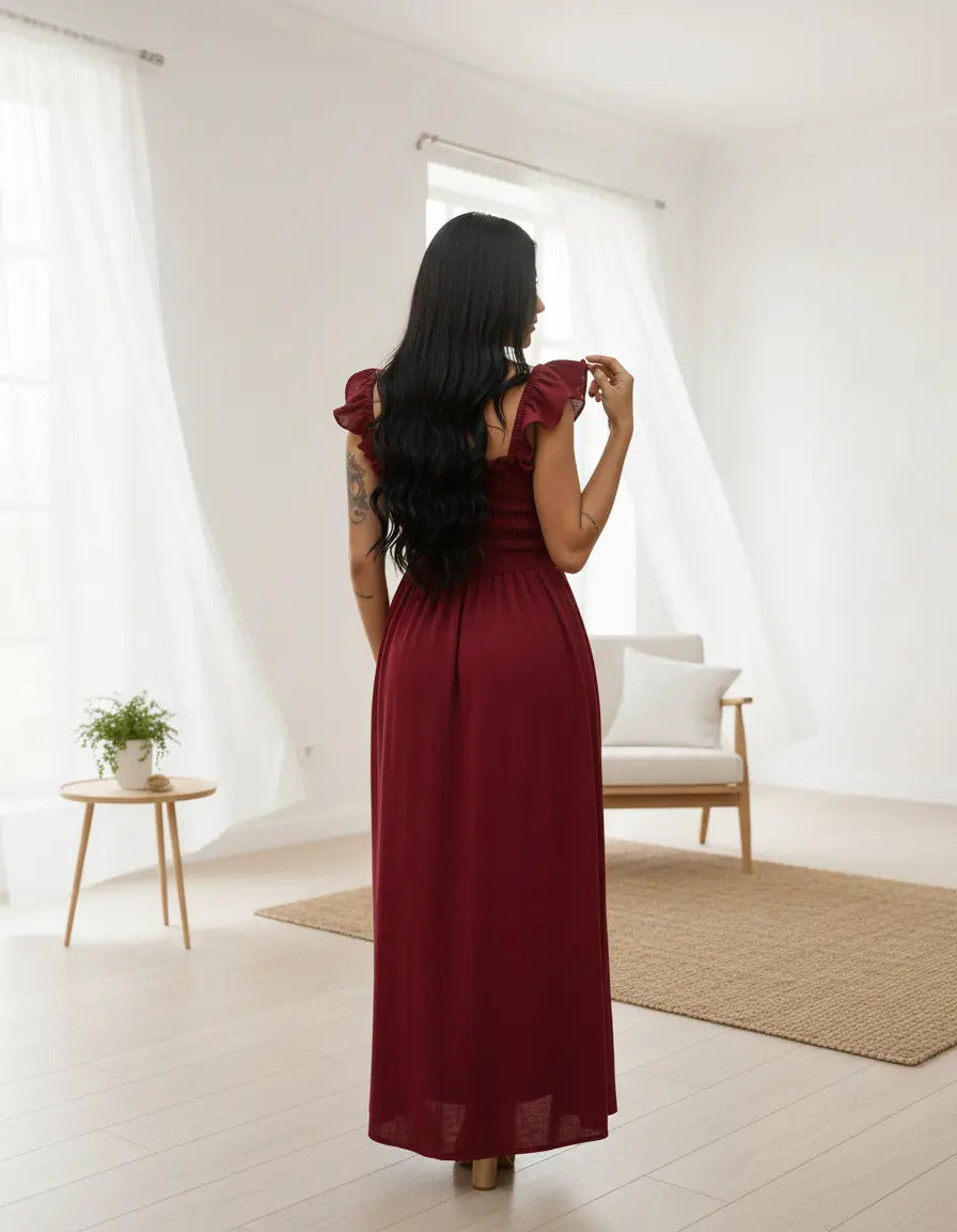 Loose-fitting Casual Long Dress Strappy Summer Party Evangelical