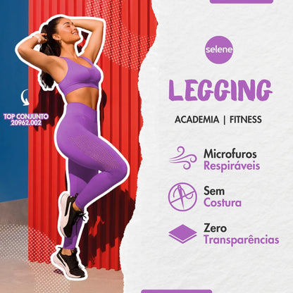 Legging Fitness de Treino Zero Transparência Selene