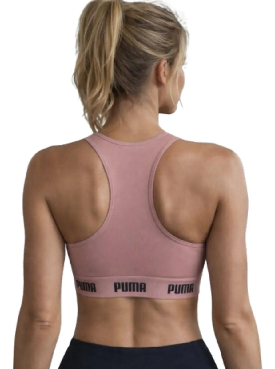 Top Puma Original Feminino Alta Sustentação Academia Fitness